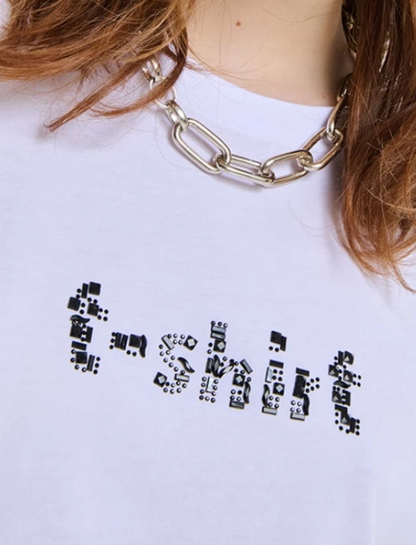 T-shirt Strass Two Way